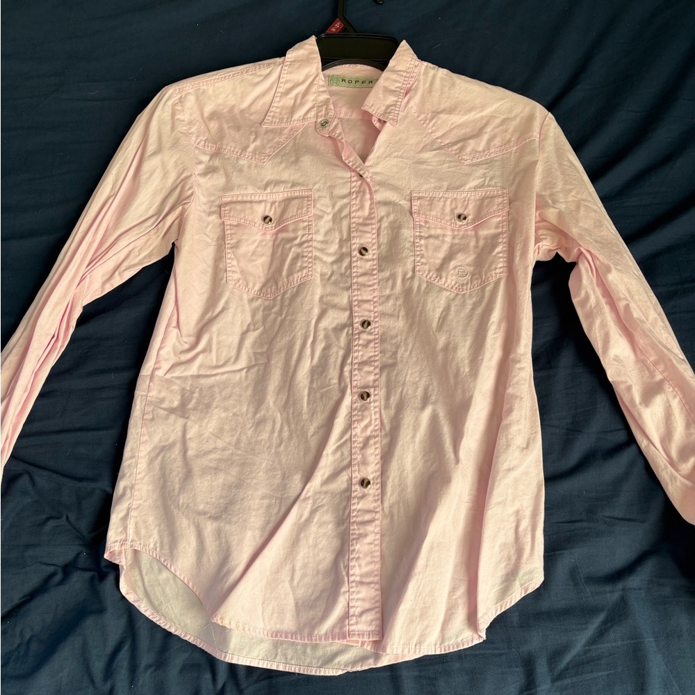 Roper Soft Pink rodeo Shirt